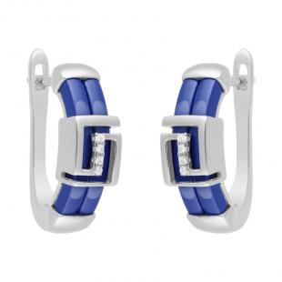 Серьги<br> 0220911759CCF, керамика, куб.цирконий