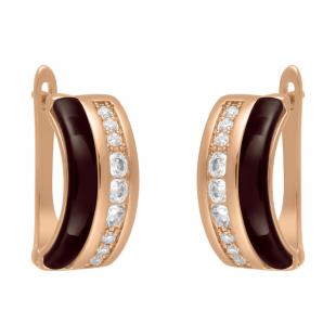 Серьги<br> 0220911771PGP-P, керамика, куб.цирконий