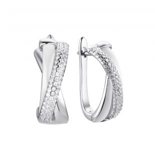 Серьги<br> 0220911774A, керамика, куб.цирконий