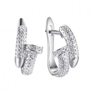 Серьги<br> 0220911946A, куб.цирконий