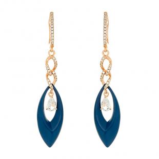 Серьги<br> 0220911985PGP-C-M, керамика матовая, куб.цирконий