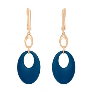 Серьги<br> 0220912142PGP-C-M, керамика матовая, куб.цирконий