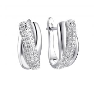 Серьги<br> 0220912200A, куб.цирконий
