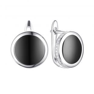 Серьги<br> 0220912281AB, керамика, куб.цирконий