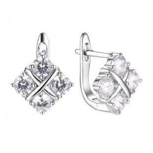 Серьги<br> 0220912383A, куб.цирконий