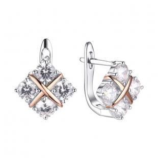 Серьги<br> 0220912383PGP-MIX, куб.цирконий