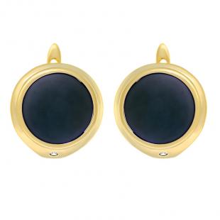 Серьги<br> 0220912494PGP-C-M, керамика матовая, куб.цирконий