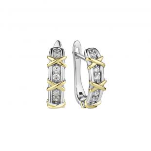 Серьги<br> 0220912582GP-MIX, куб.цирконий
