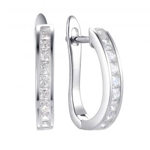 Серьги<br> 0220912592A, куб.цирконий