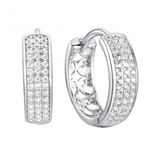 Серьги<br> 0220912740A, куб.цирконий