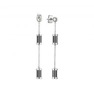 Серьги<br> 0220912750AB, керамика, куб.цирконий