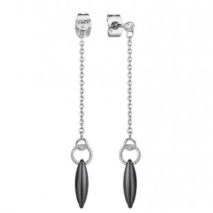 Серьги<br> 0220912932AB, керамика, куб.цирконий