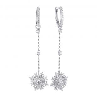 Серьги<br> 0220913024A, куб.цирконий