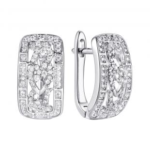 Серьги<br> 0220913043A, куб.цирконий