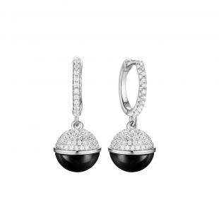 Серьги<br> 0220913124AB, керамика, куб.цирконий