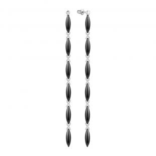 Серьги<br> 0220913131AB, керамика, куб.цирконий