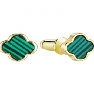 Серьги<br> 0220913266GP, малахит