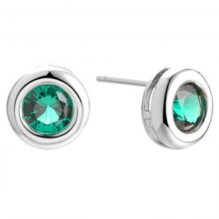 Серьги<br> 02209134879E, шпинель синт.