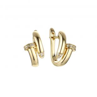 Серьги<br> 0220913789GP, куб.цирконий
