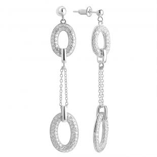 Серьги<br> 0220914314A, куб.цирконий