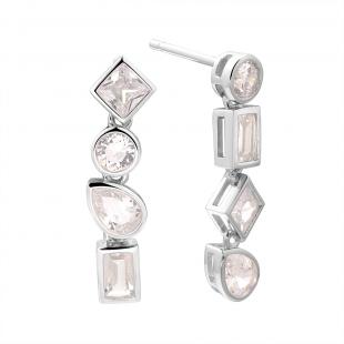 Серьги<br> 0220914666A, куб.цирконий