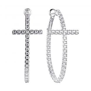 Серьги<br> 0220914676A, куб.цирконий
