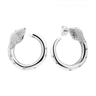 Серьги<br> 0220915059A-E, куб.цирконий, шпинель синт.