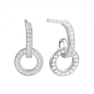 Серьги<br> 0220915400A, куб. цирконий