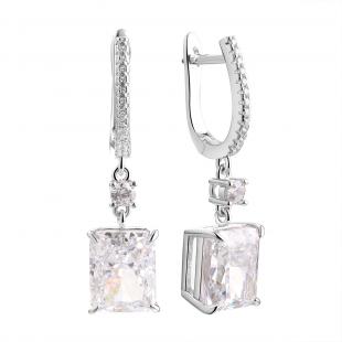 Серьги<br> 0220915413A, куб.цирконий