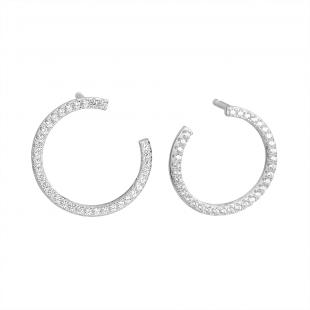 Серьги<br> 0220915512A, куб. цирконий