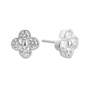 Серьги<br> 0220915835A, куб. цирконий