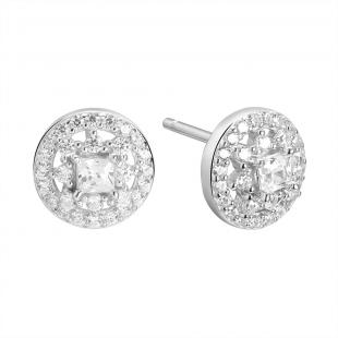 Серьги<br> 0220915841A, куб. цирконий