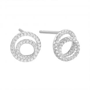 Серьги<br> 0220915845A, куб. цирконий