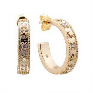 Серьги<br> 0220916210GP, куб.цирконий