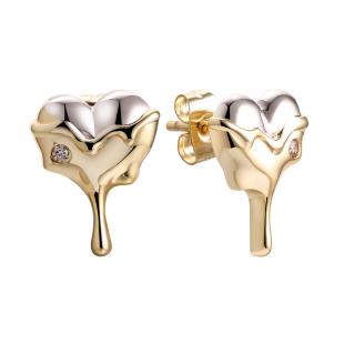 Серьги<br> 0220916722GP, куб.цирконий