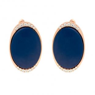 Серьги<br> 022094862PGP-C-M, керамика матовая, куб.цирконий