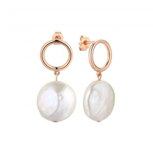 Серьги<br> 0220953229GP, жемчуг "барокко" (культ.)
