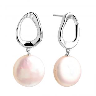 Серьги<br> 0220953427A, жемчуг "барокко"