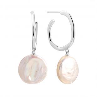 Серьги<br> 0220953927A, жемчуг "барокко" (культ.)