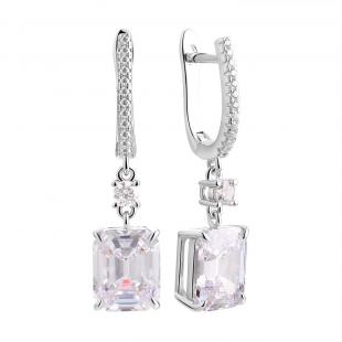 Серьги<br> 0220954132A, куб.цирконий