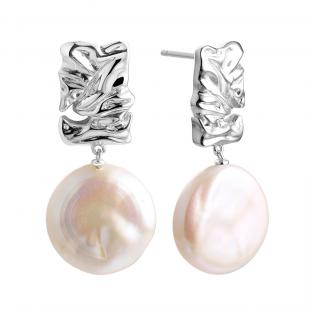 Серьги<br> 0220954429A, жемчуг "барокко"