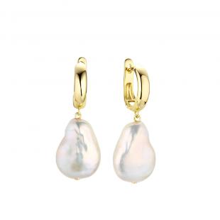 Серьги<br> 0220955727GP, жемчуг "барокко" (культ.)