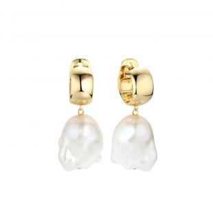 Серьги<br> 0220955827GP, жемчуг "барокко" (культ.)