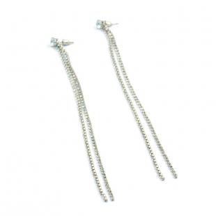 Серьги<br> 022351128A, куб.цирконий Серьги<br> 022351128A, куб.цирконий