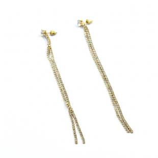 Серьги<br> 022351128GP-A, куб.цирконий Серьги<br> 022351128GP-A, куб.цирконий