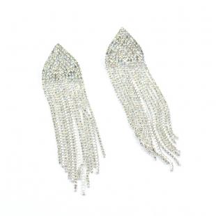 Серьги<br> 022351129A, куб.цирконий Серьги<br> 022351129A, куб.цирконий