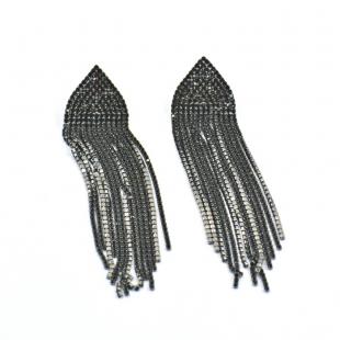 Серьги<br> 022351129B, куб.цирконий