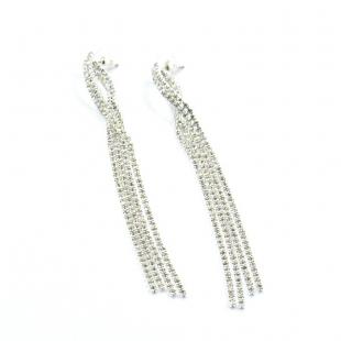 Серьги<br> 022351140A, куб.цирконий