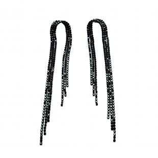 Серьги<br> 022351152B, куб.цирконий