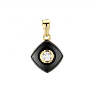 Подвеска<br> 0320912255GP-B, керамика, куб.цирконий
